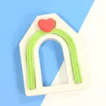 Arched Shaped Heart Frame silicone mould