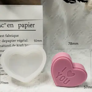 I Love you Heart silicone mould (75 grams)