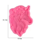 Unicorn face silicone mould Style 2
