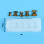 Small to Large Teddy Bears silicone mould