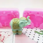 3D Carved Elephant Silicone mould