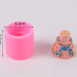 3 layer Cake Silicone mould