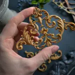 Scrolls Baroque Corner Silicone Fondant mould