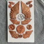 Roman Mechanical Wings Vintage Silicone mould