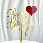 1 pcs Valentines acrylic cake topper STYLE 2