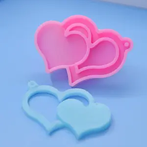 Double Heart silicone mould