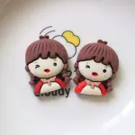 3 Pcs Girl Miniature toy topper