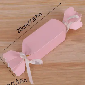10 pcs Pink Candy shaped Chocolate Box