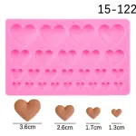 Multicavity Heart cavity silicone mould
