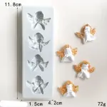 4 cavity 3D Cute Angel silicone mould STYLE 3