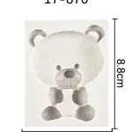 Cute Teddy bear silicone mould