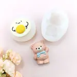 Cute Teddy bear silicone mould Style 2