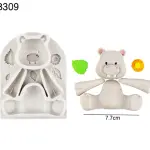 3D Hippopotamus Animal silicone mould