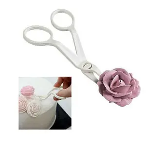 Cake cream Flower lifter Plastic Scissor Cake Decoration