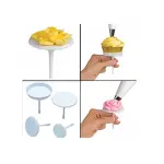 4 PCs Plastic Cake Nail Stands Sets cake tool