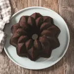 Nordic wave vintage Bundt Cake Pan Non-Stick Specialty Round 9" Carbon Steel Baking Mould