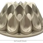 Charlotte Bundt Cake Pan Non-Stick Specialty Round Carbon Steel Baking Mould