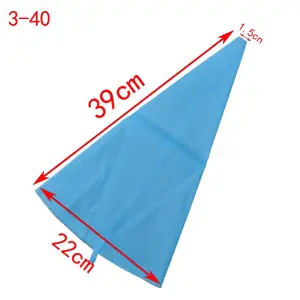 1 pcs Silicone Food Grade Reusable Cream Pastry Icing Pipping bag ( Large )