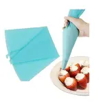 4 pcs Silicone Food Grade Reusable Cream Pastry Icing Pipping bag set