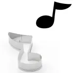 Musical Note Stainless Steel Cutter style 2