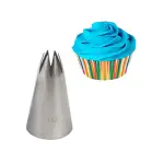 Cake Decor Medium Nozzle - No. 1M Open Star Piping Nozzle