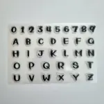 Upper Case Alphabet and Number Diy Stamp Embossed Fondant Cake Decorating