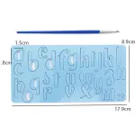 Lower Case Alphabet Stamp Embossed Fondant Cake Decorating