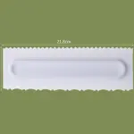 Cake Decor Big Plastic Icing Comb Scraper Smoother Icing Fondant Cake Decorating Tool (D-42 J)