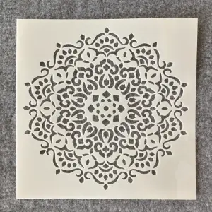 1 pcs Floral Pattern Decoration icing Stencils style 16