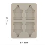 Carousel Theme Aromatherapy Air Outlet Fragrance Wax Tablets Silicone Mould