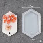 Single cavity Polygon Shaped Aromatherapy Air Outlet Fragrance Wax Tablets Silicone Mould