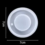 Circle Ring Shaped Aromatherapy Air Outlet Fragrance Wax Tablets Silicone Mould