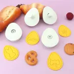 4 pcs Easter Rabbit egg cookie Theme Cookie Cutter set