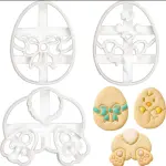 3 pcs Easter chicken rabbit egg cookie Theme Cookie Cutter set