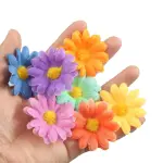 10 pcs Cute Daisy artificial flower cake topper