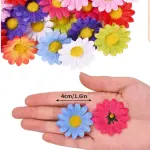 10 pcs Cute Daisy artificial flower cake topper