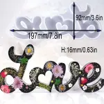 Large 3D love silicone Mould Style 2