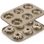 Non Stick 6 Cavity Doughnut Muffin Tray Style 1