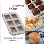 6 Cavity Brownie Muffin Tray