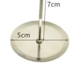 Stainless Steel Piping Nail 3D Rose Flower Maker Piping Bottom Cream Flowers Cake Decoration Tool ( Medium head )