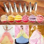 7 pcs Frill Icing Piping Nozzle set