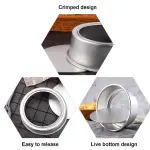 Aluminum Tapered Round Cake Push Pan Removable Bottom Cake Mould (11 inch)