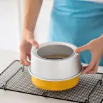 Aluminum Tapered Round Cake Push Pan Removable Bottom Cake Mould (11 inch)
