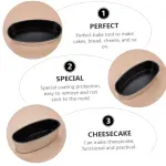Non-Stick Cake Pan 9 Inch Oval Shape Non-Stick Aluminum Cheese Pan