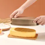 Non-Stick Cake Pan 9 Inch Oval Shape Non-Stick Aluminum Cheese Pan