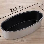 Non-Stick Cake Pan 9 Inch Oval Shape Non-Stick Aluminum Cheese Pan