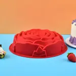Rose shape Non-Stick Flexible Cake Mould