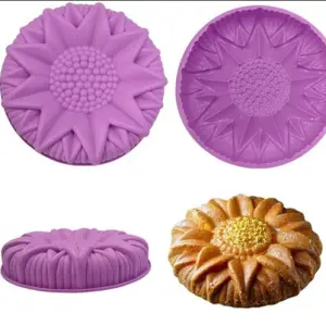 Sunflower shape Non-Stick Flexible Cake Mould