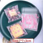 Pink flower Theme 100pcs Cookie Candy Sleeve style 2 (size small)