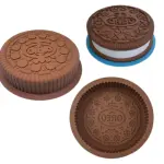 Oreo Biscuit shape theme Silicone Mould